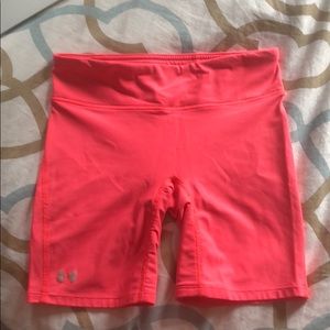 UA bright pink spandex